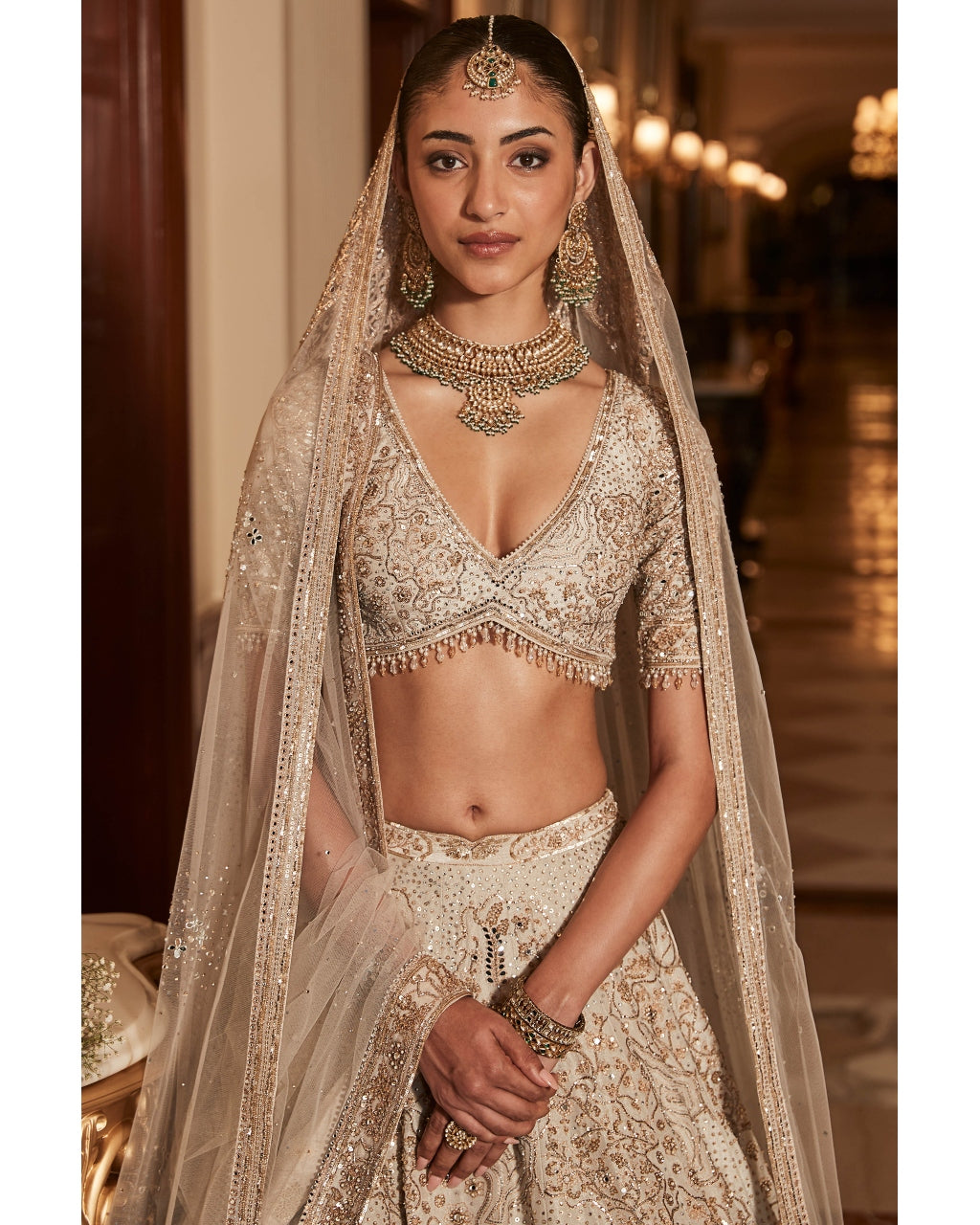 The Vintage Royal Maze Lehenga Set