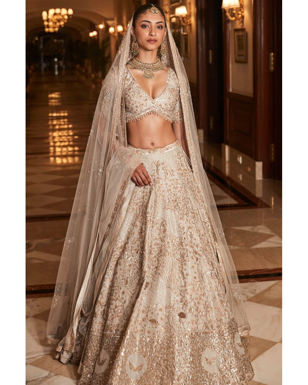 The Vintage Royal Maze Lehenga Set