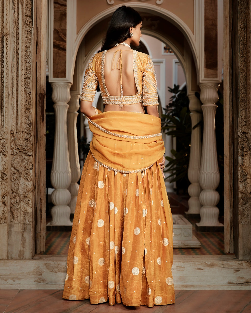 The Vintage Haldi Kashi Lehenga Set