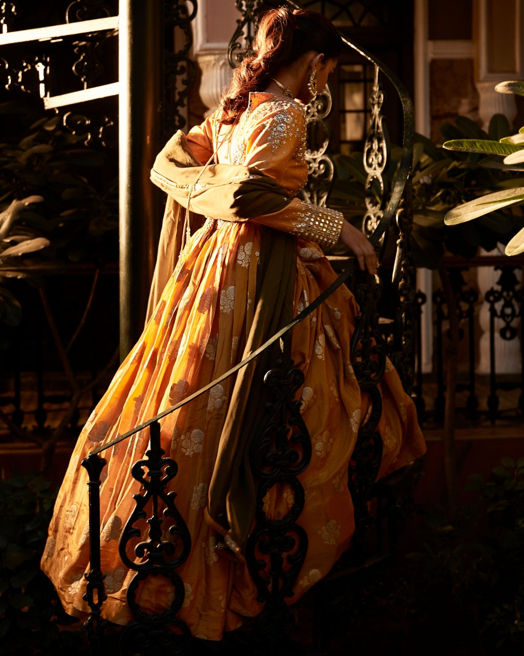 The Old Indian Haldi Lehenga Set