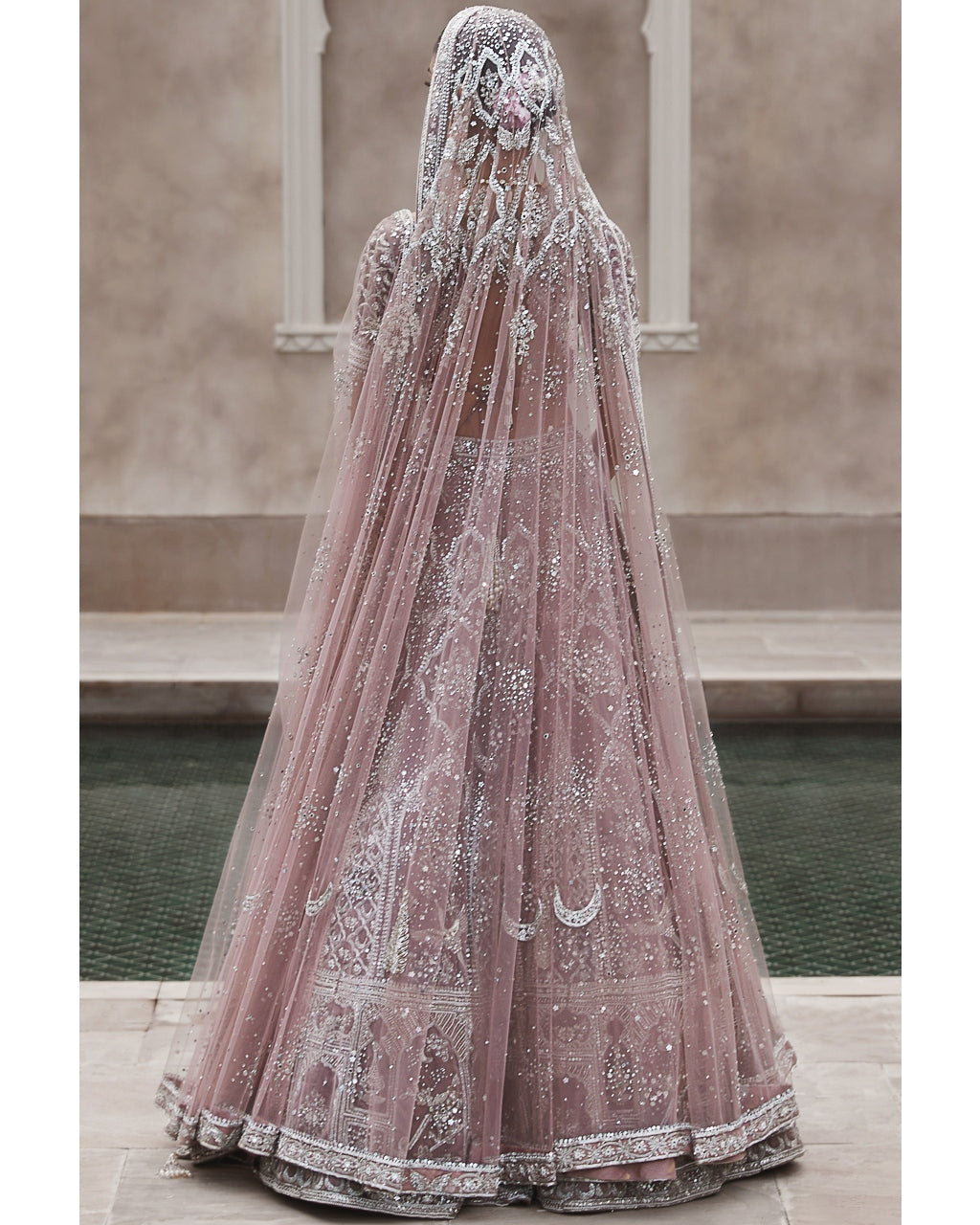 The French Rose Masai Trinity Lehenga Set