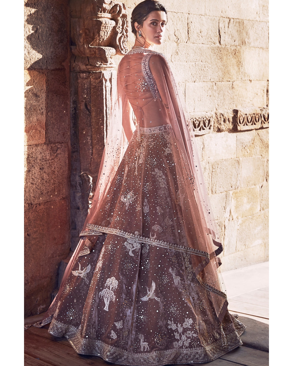 The French Rose Opus Lehenga Set