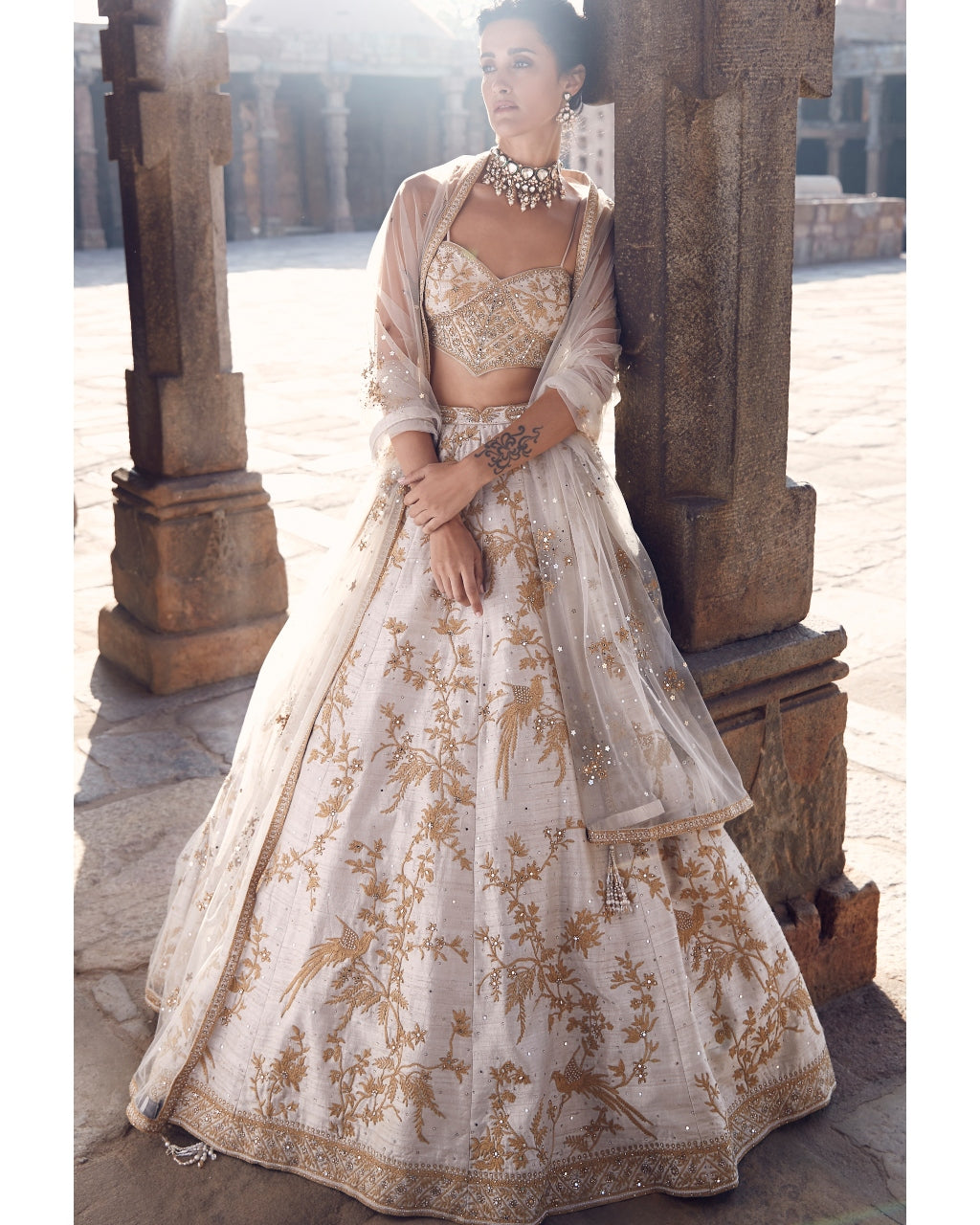 The Sona Kora Mini Corset Lehenga Set