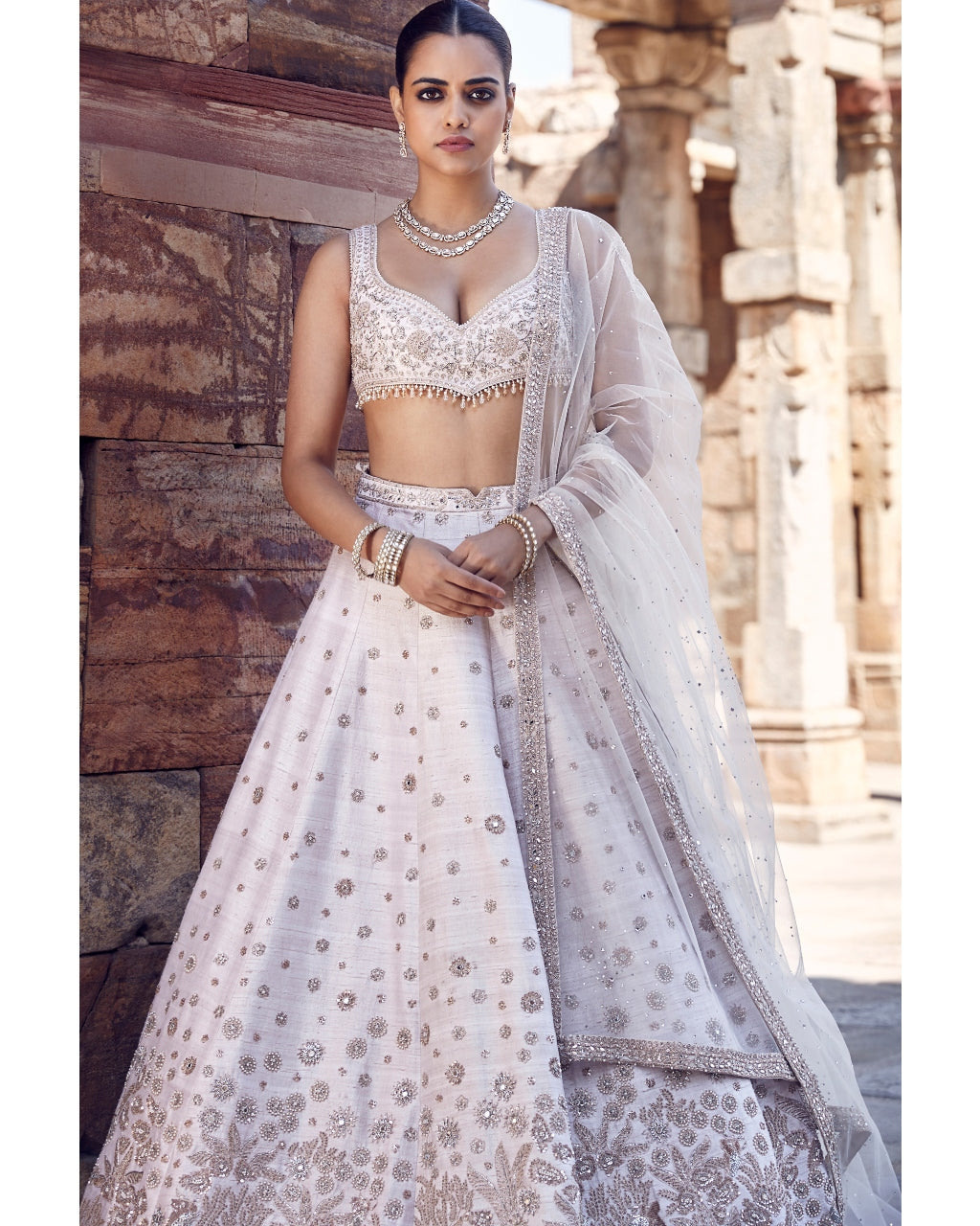 The Ecru Royal Nandi Lehenga Set