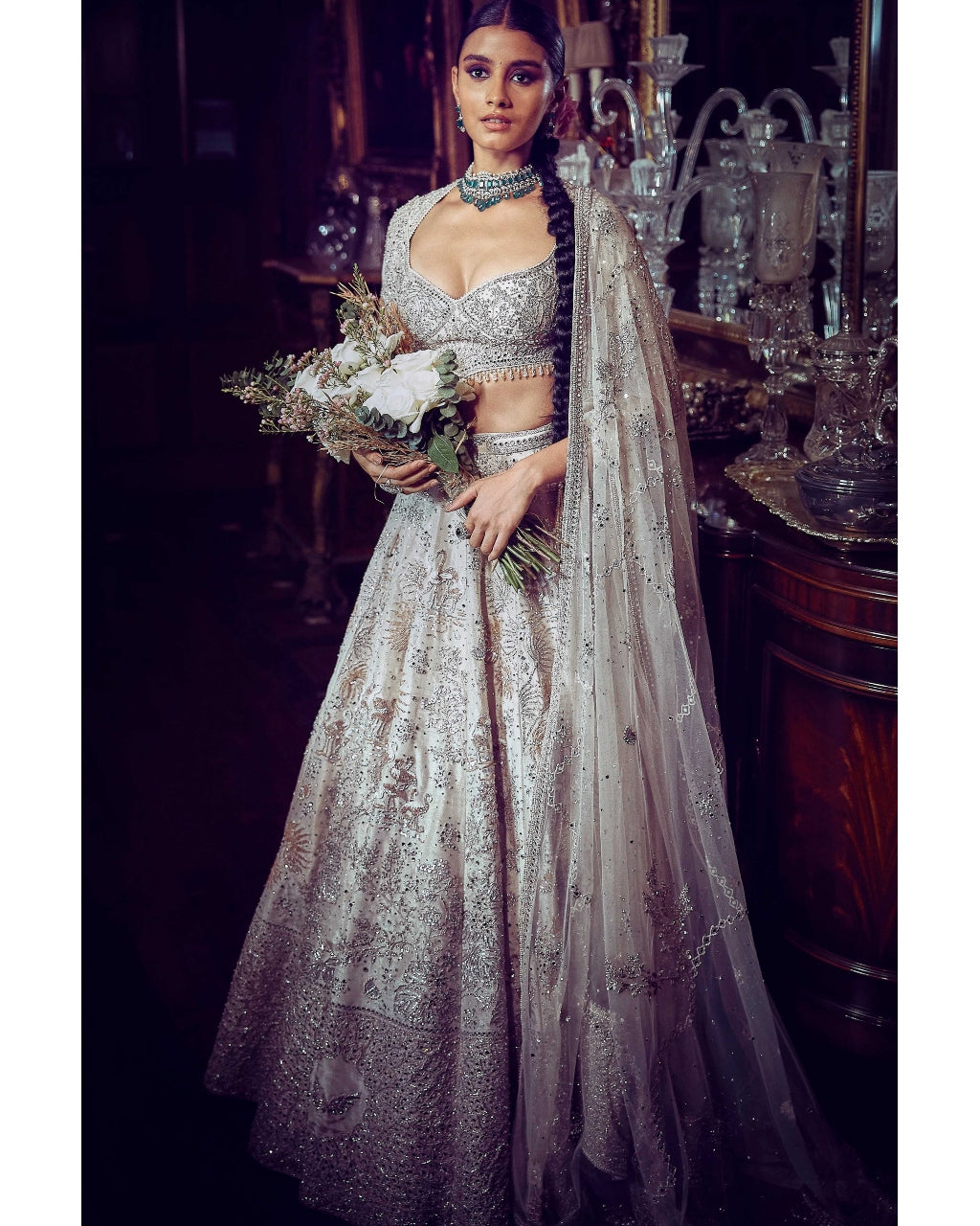 The Matsya Starlight Ponds Of Wonder Lehenga Set