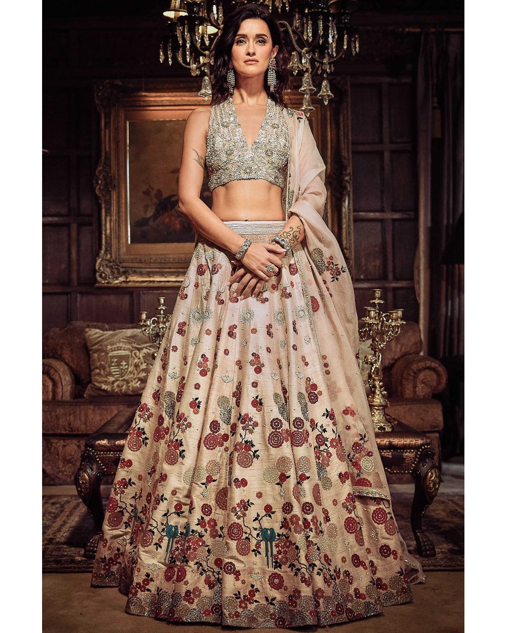 The Satire Japanese Pink Lehenga Set