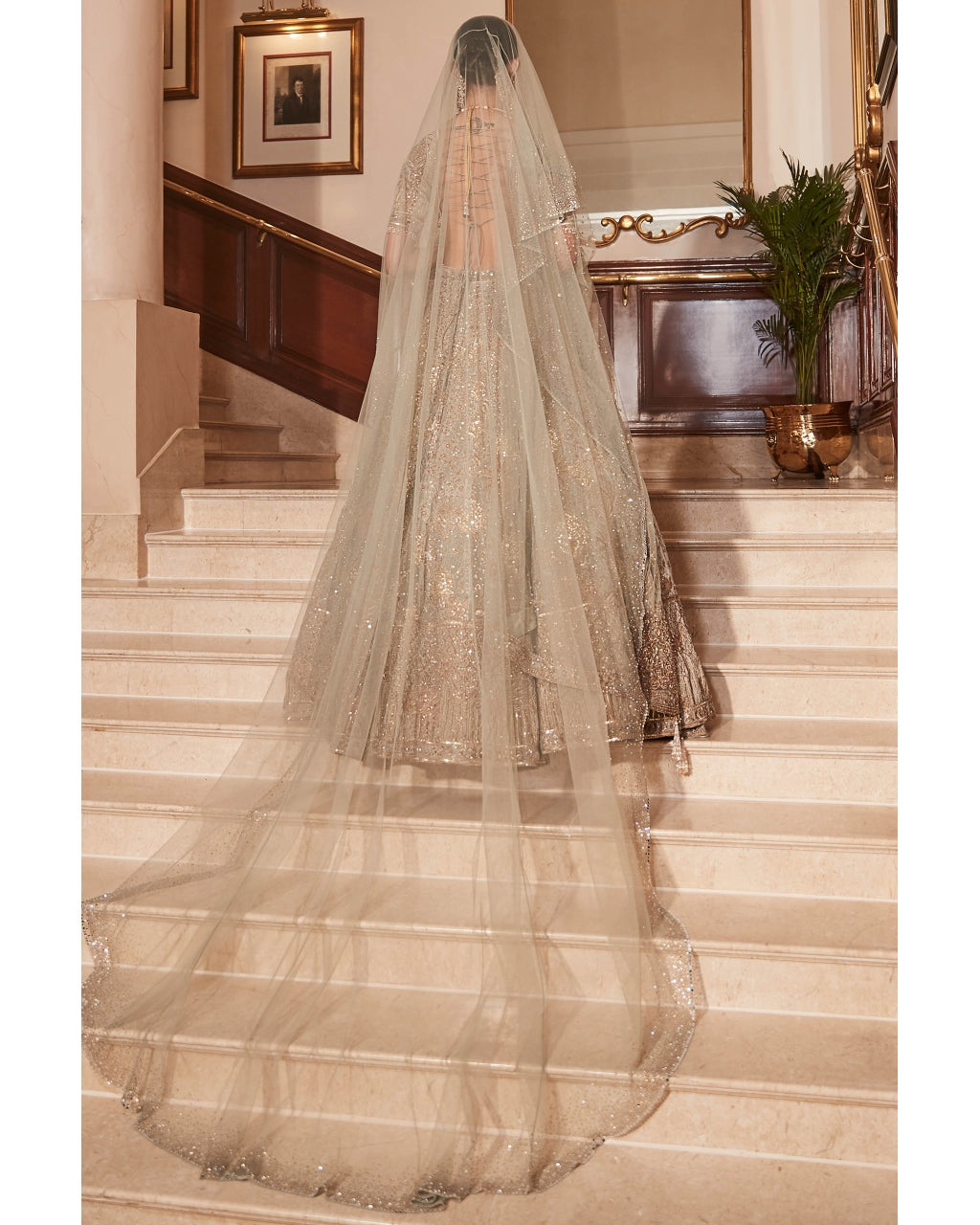 The Royal Lotus Pond Jade Lehenga Set