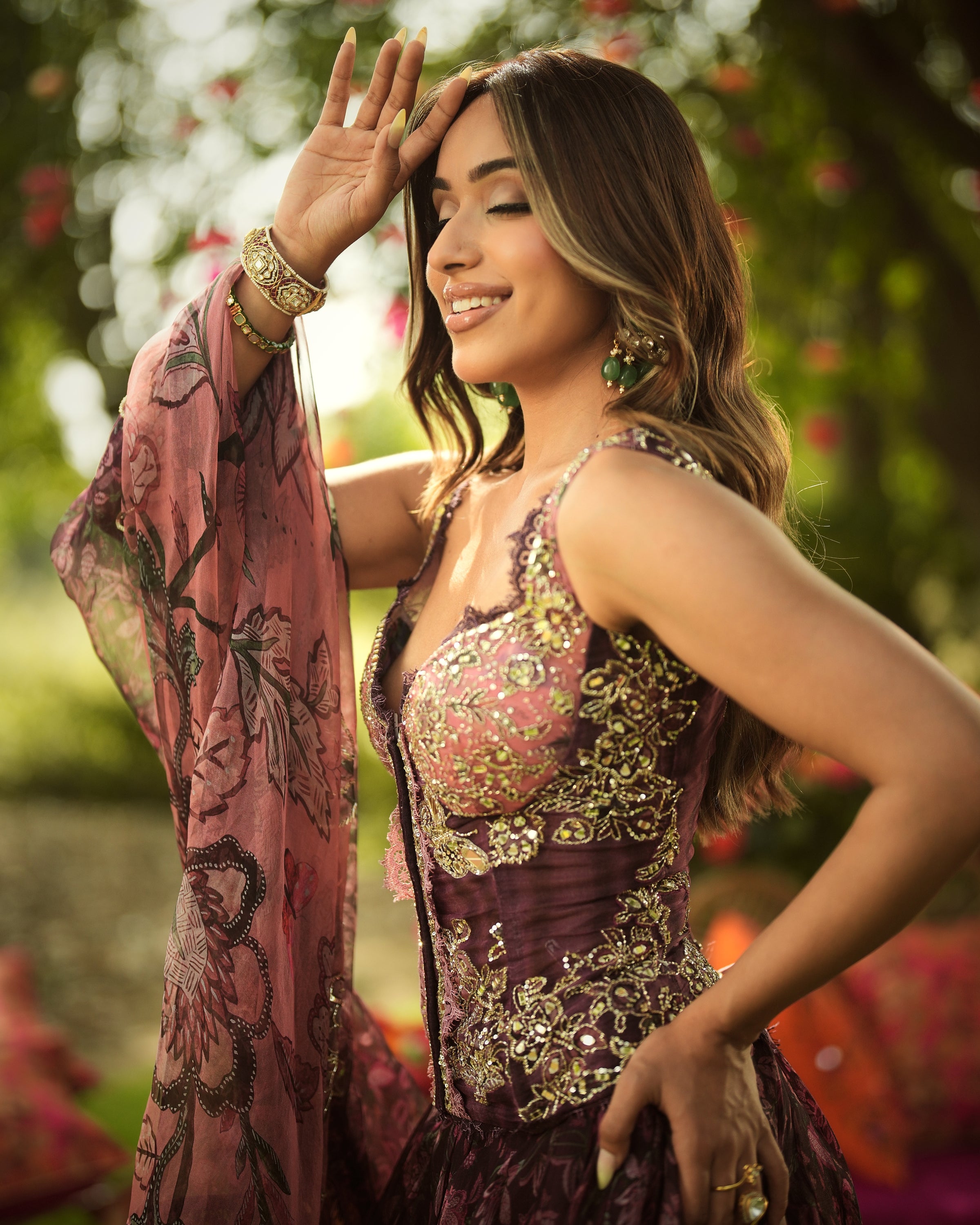 Liza Corset Lehenga Set