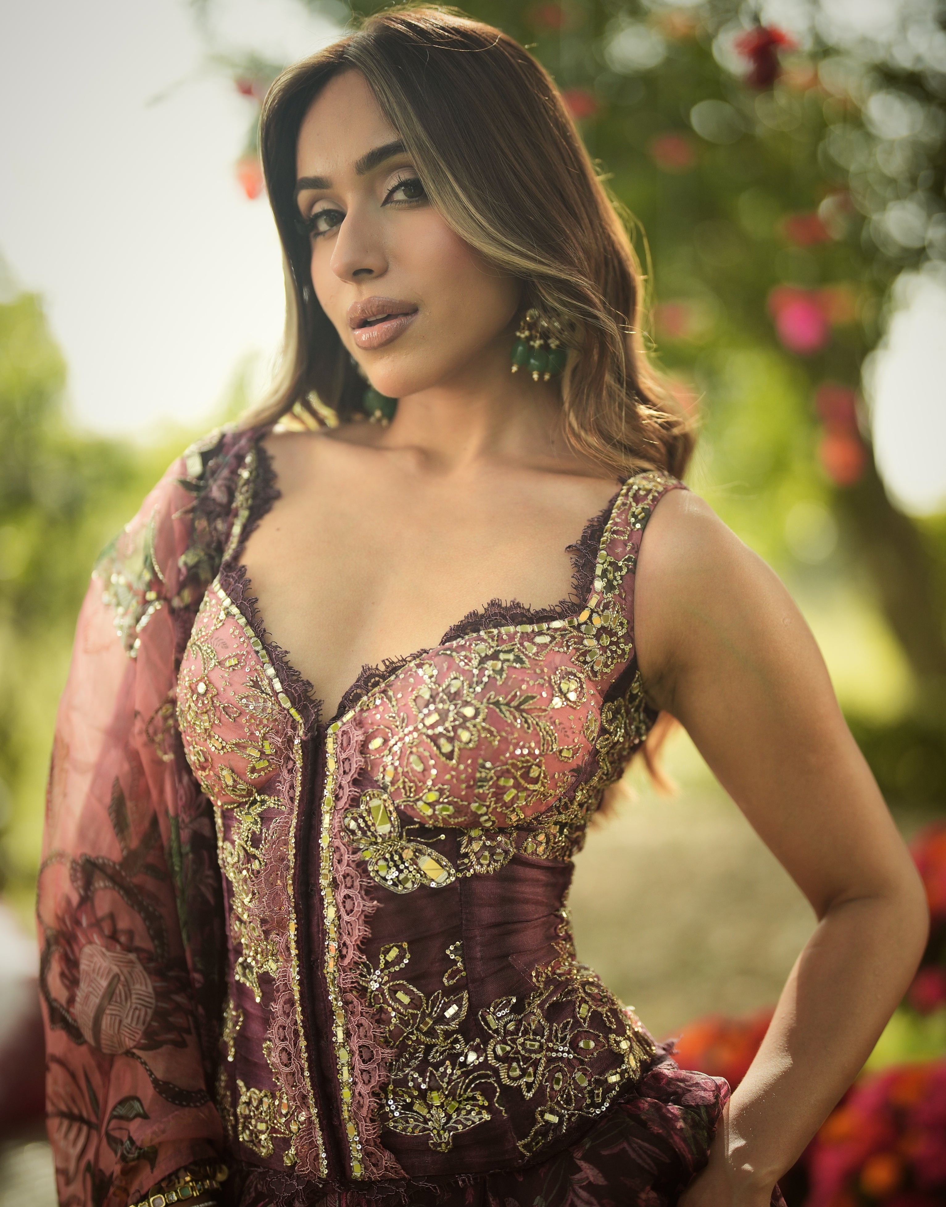 Liza Corset Lehenga Set