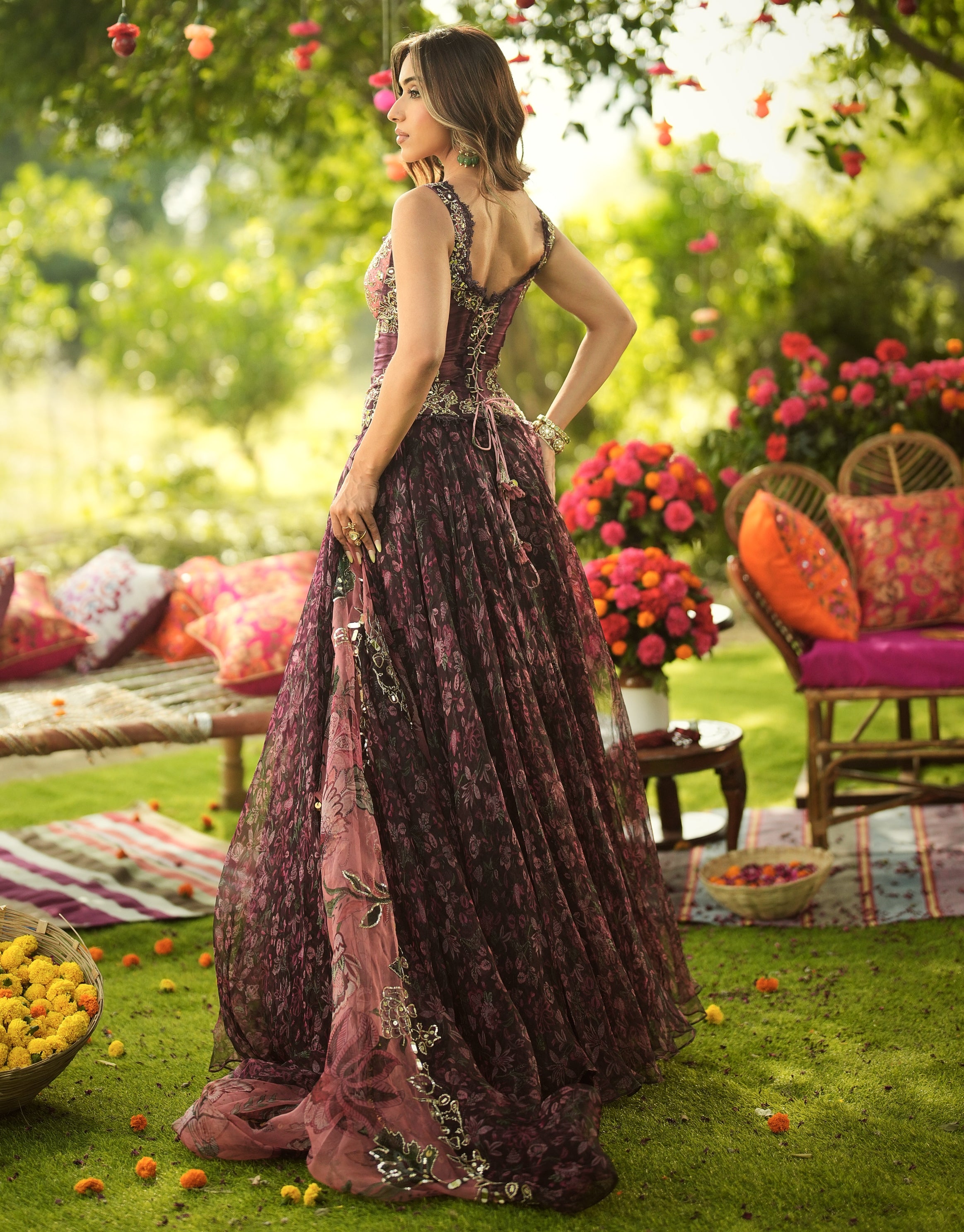 Liza Corset Lehenga Set