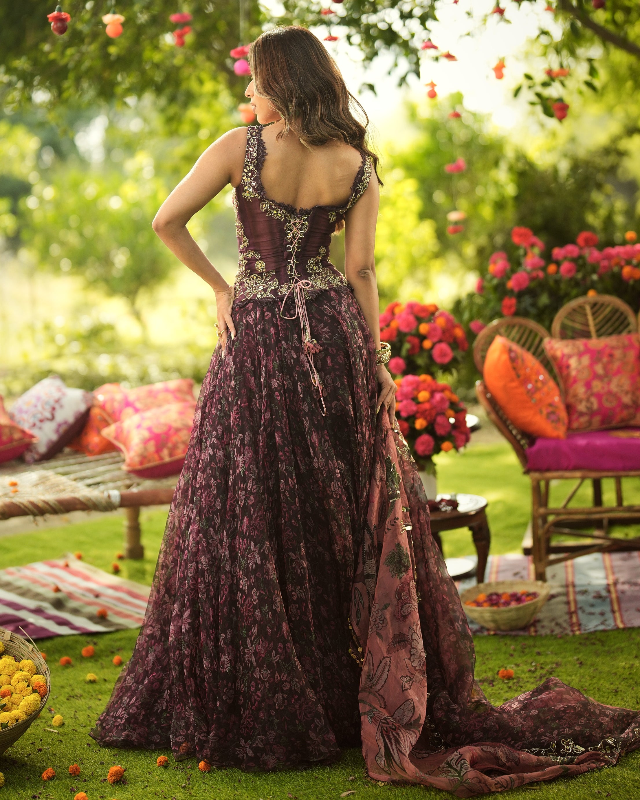 Liza Corset Lehenga Set