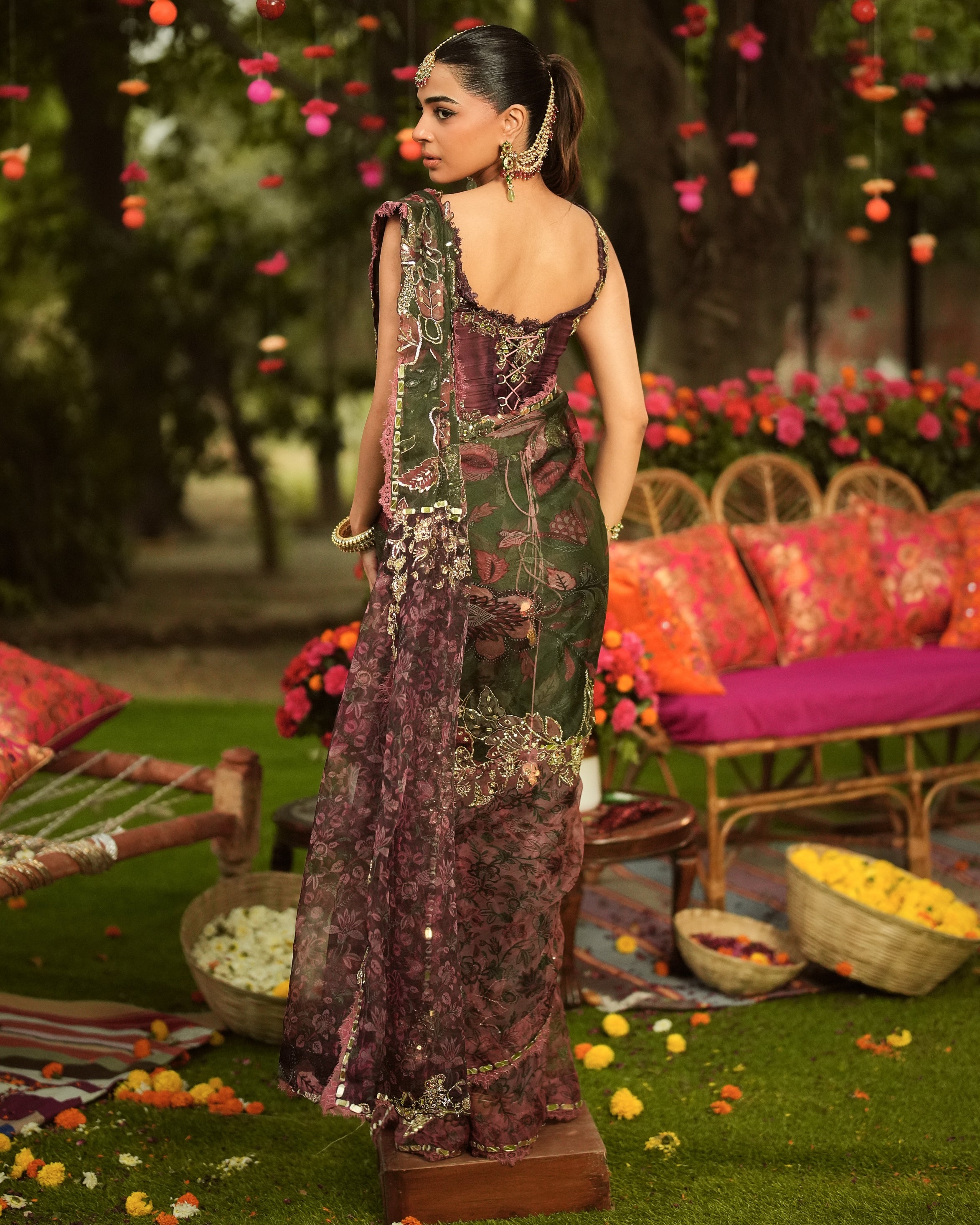 Nazia Pre Draped Sari Set