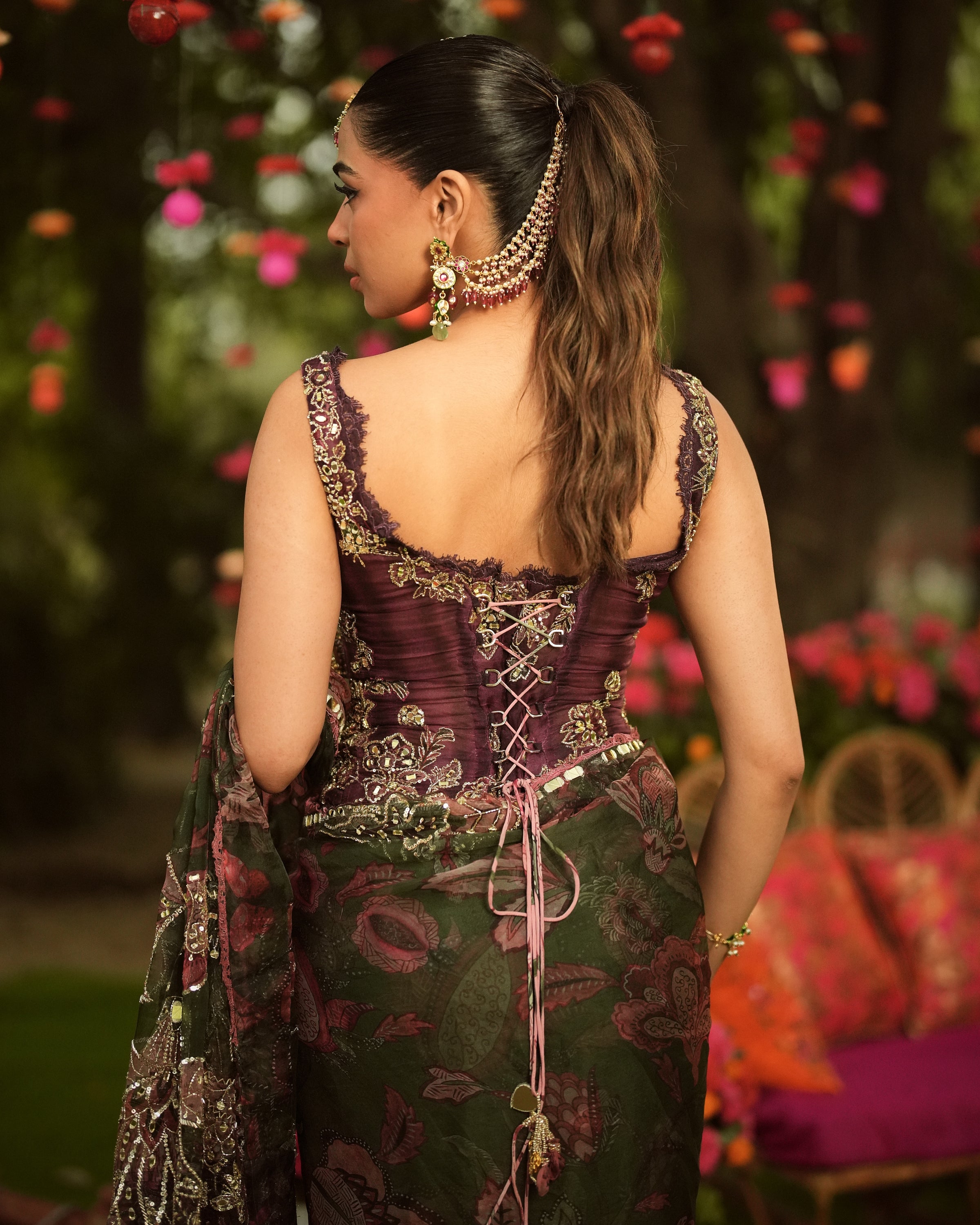 Nazia Pre Draped Sari Set