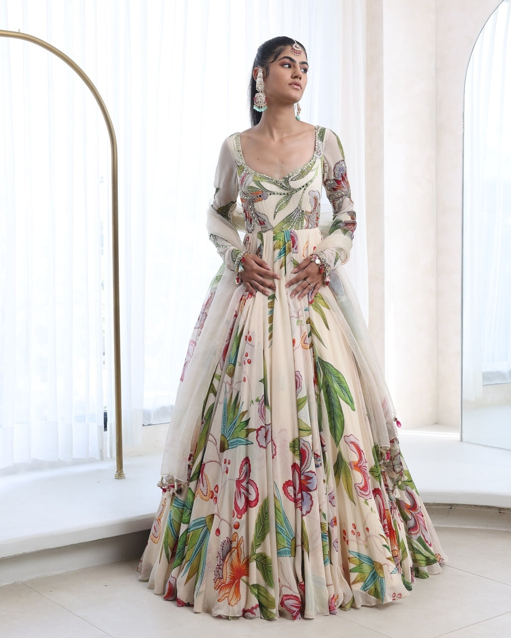 Maternity Anika Anarkali Set | Mahima Mahajan 20-26 Weeks / L / 60 Maternity Anika Anarkali Set | Mahima Mahajan 20-26 Weeks / L / 60