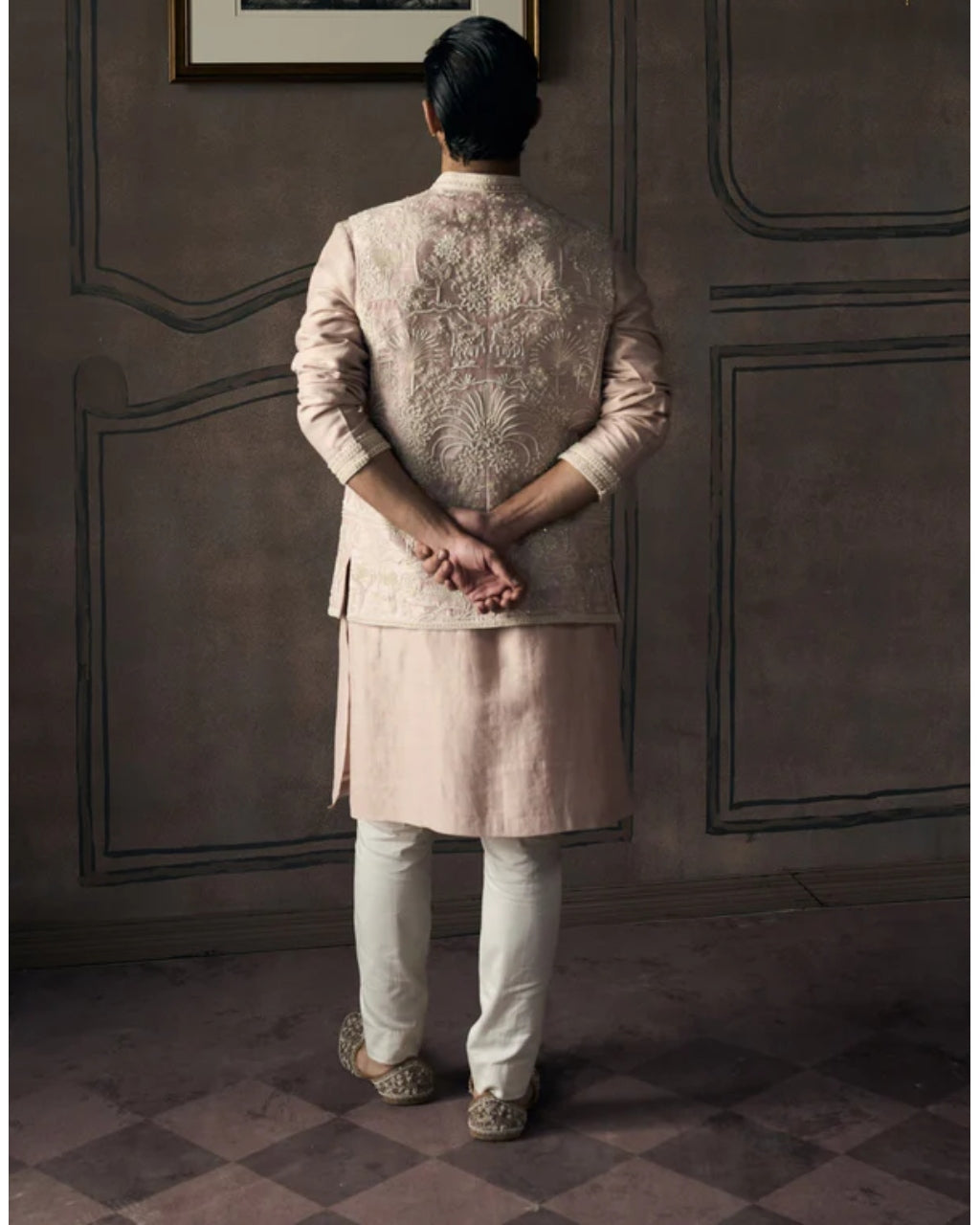 The La Creme' Masai Aged Peach Bandi Set