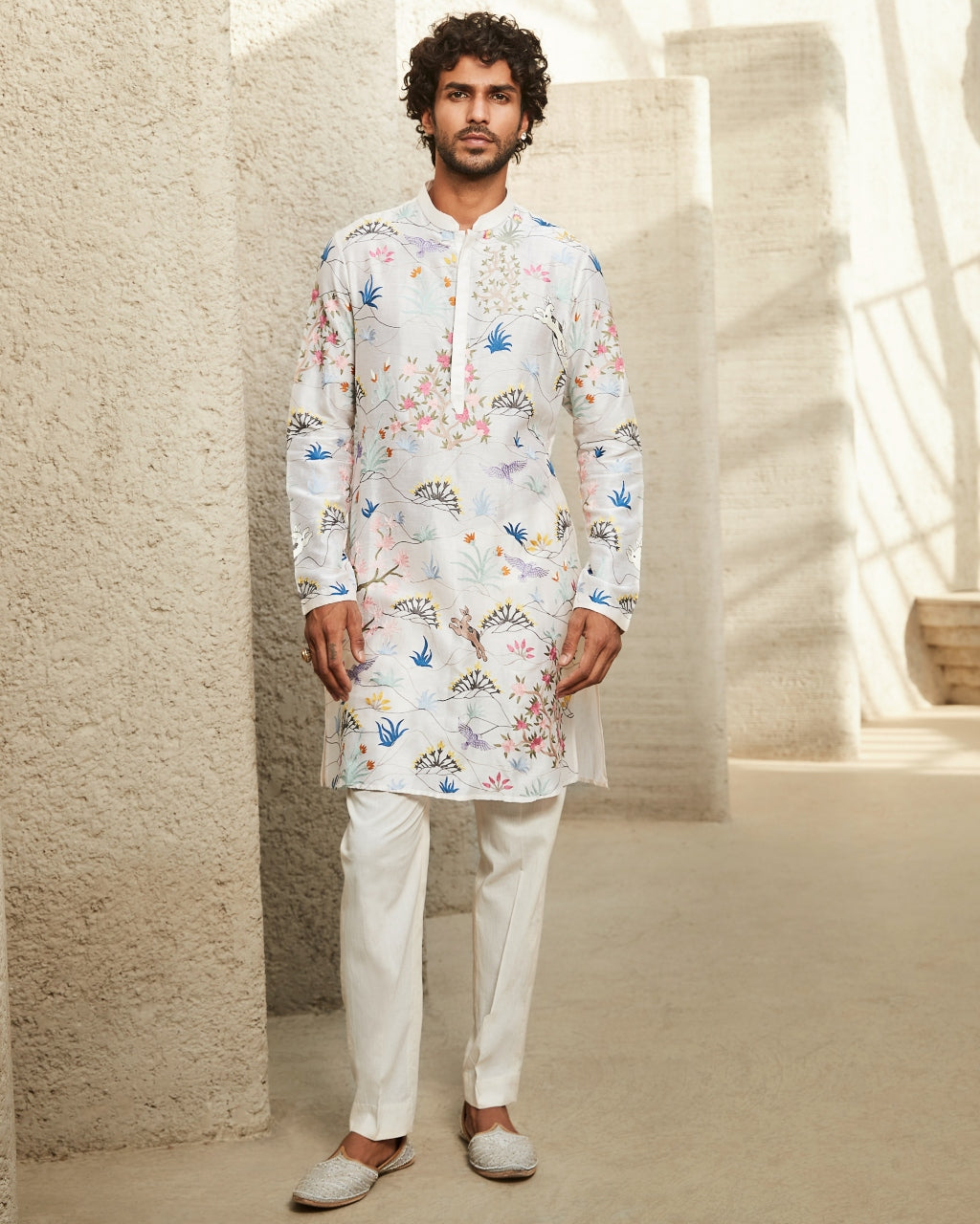 The Ivory Spectrum Kurta Set