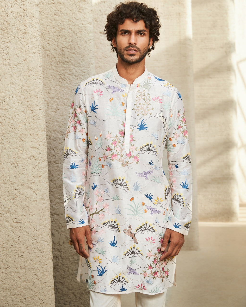 The Ivory Spectrum Kurta Set