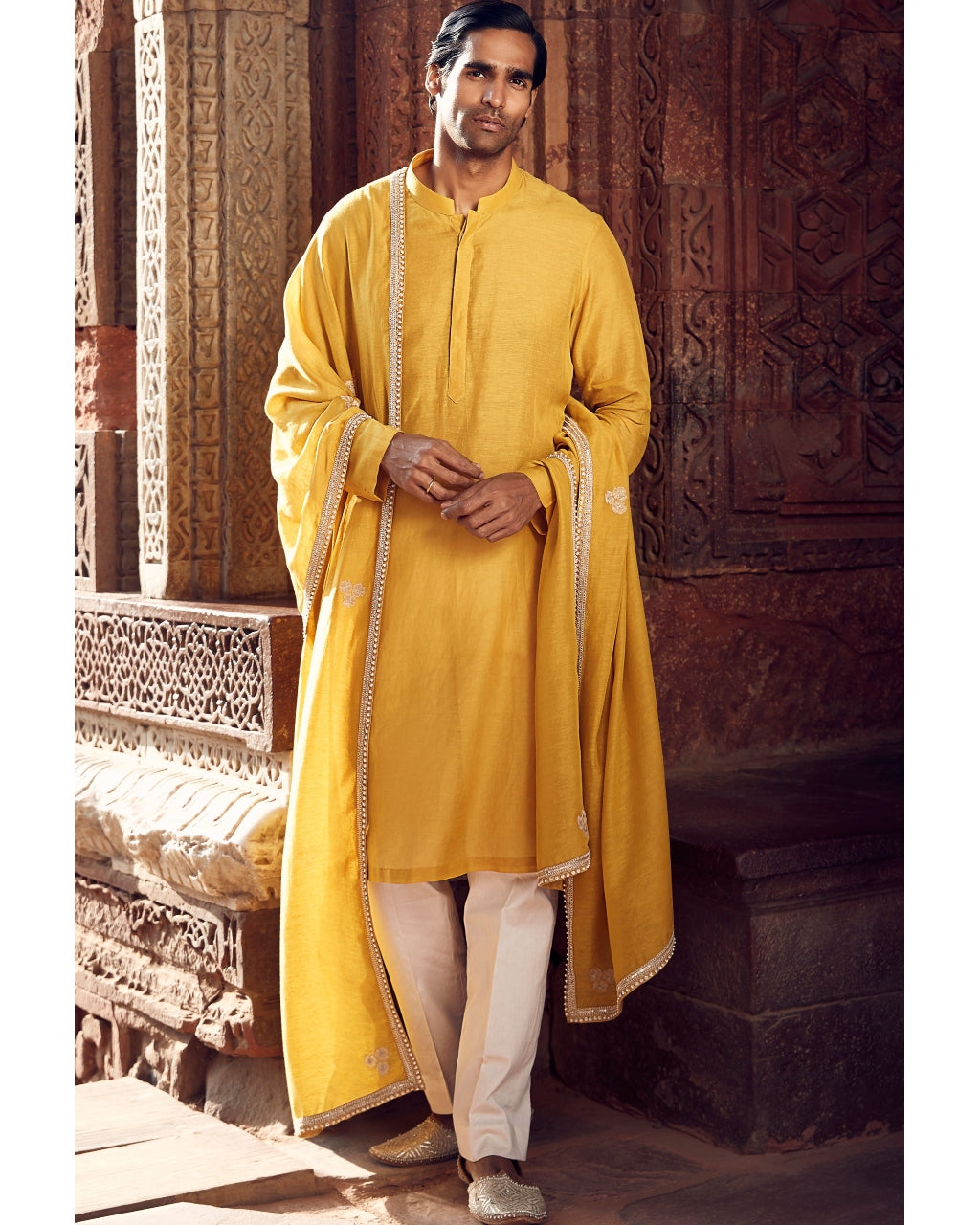 The Royal Haldi Kurta Set