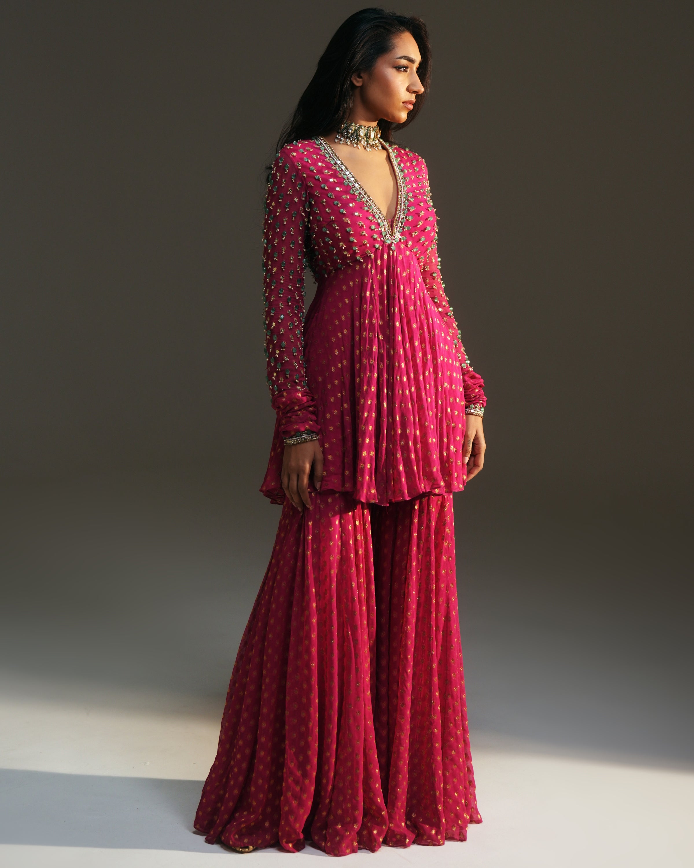 Nidhi Sharara Set