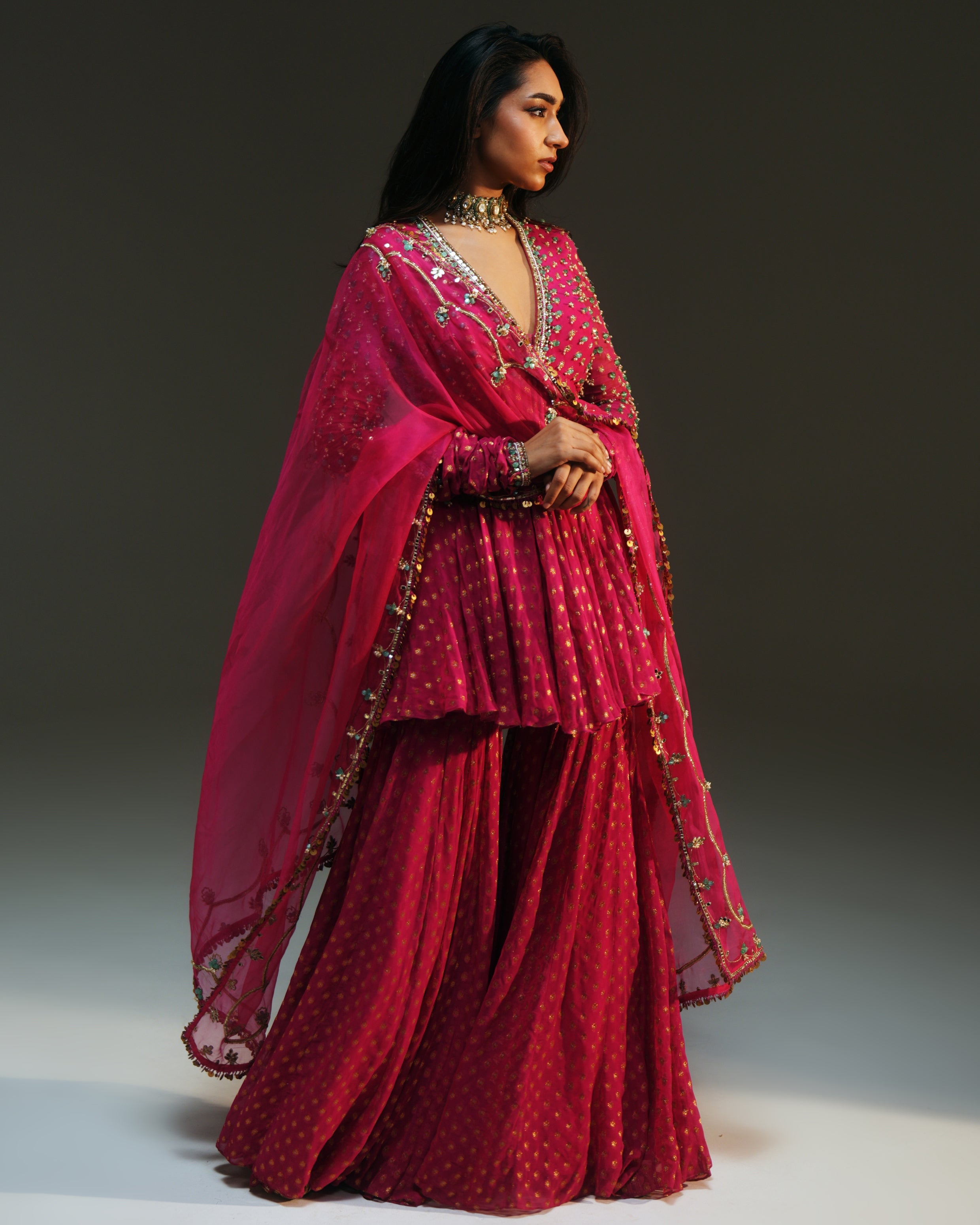 Nidhi Sharara Set