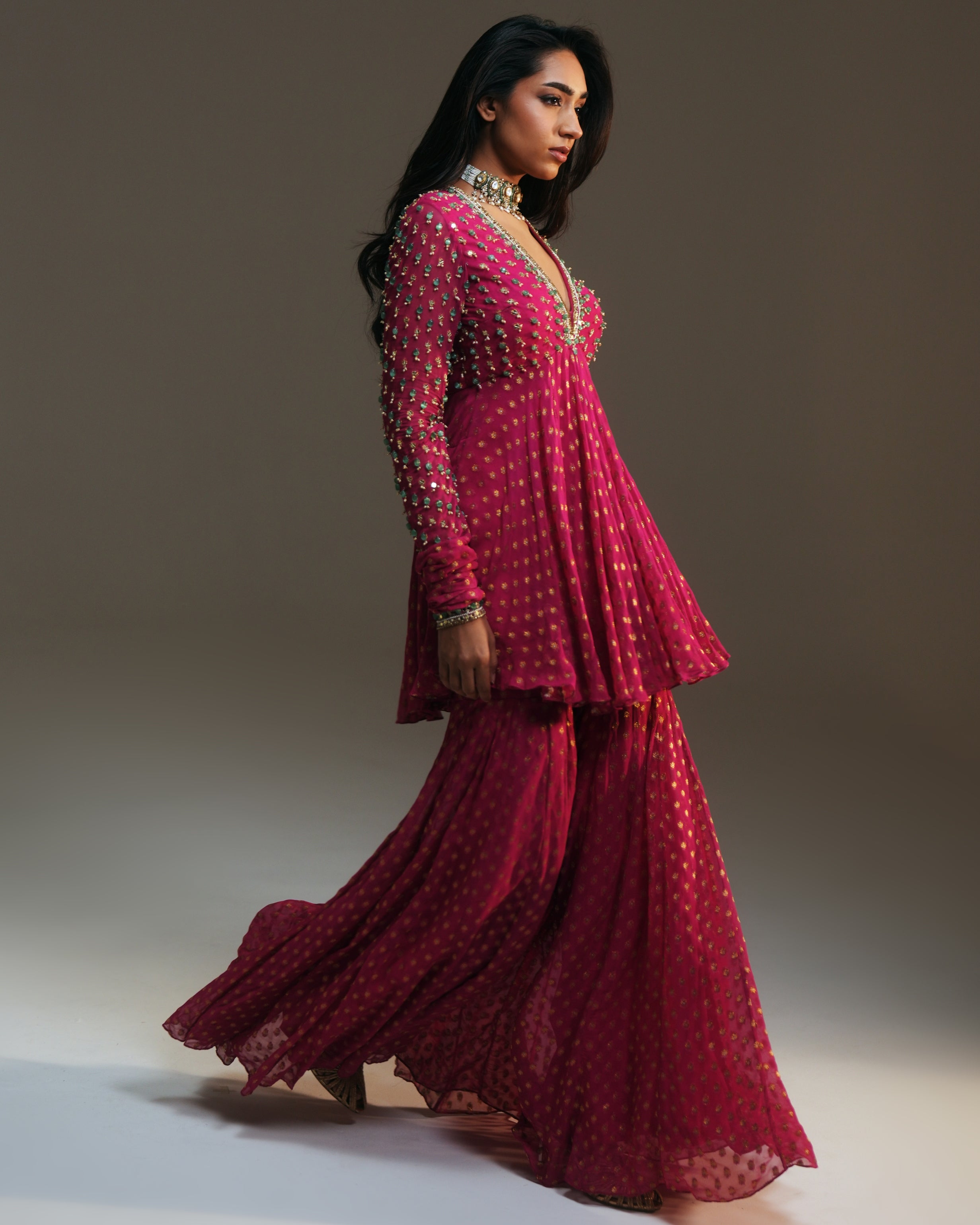 Nidhi Sharara Set