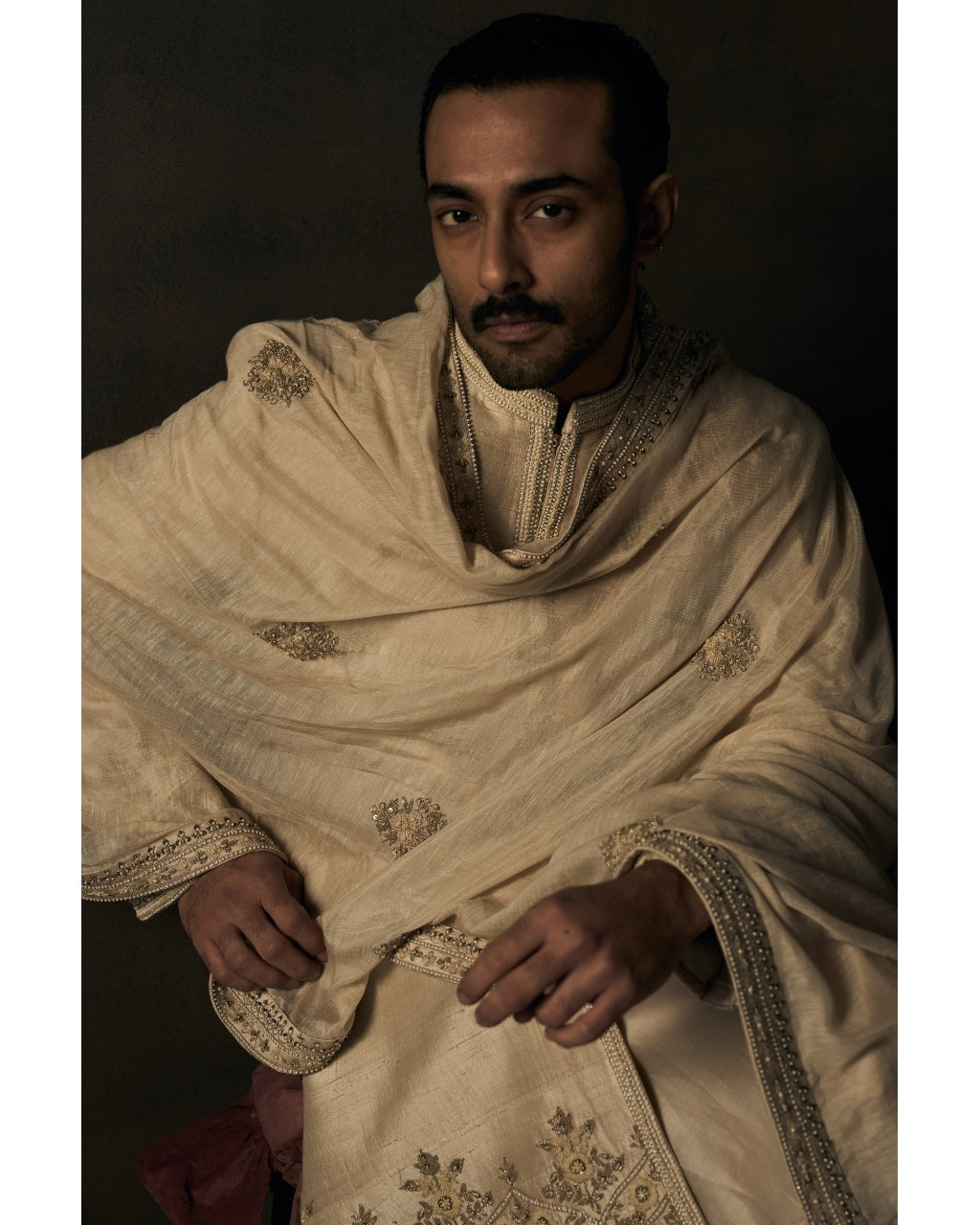 The Royal Mogra Sherwani Set