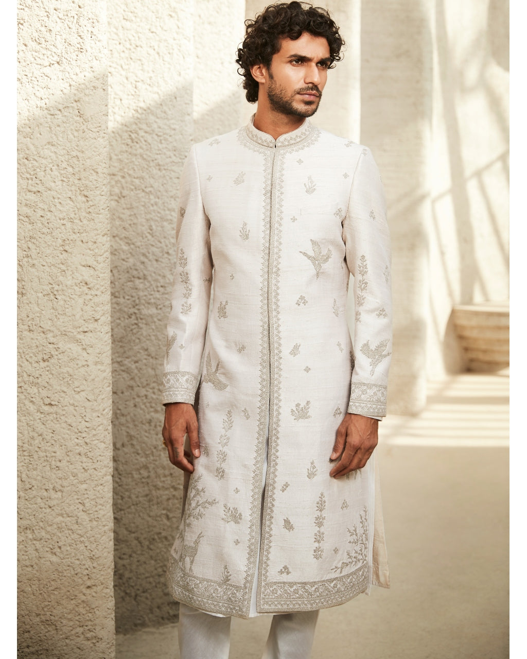 The Ivory Impact Sherwani Set