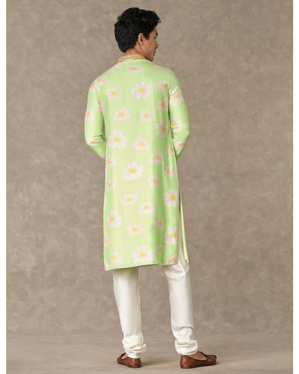 Mint Parijat Kurta Set