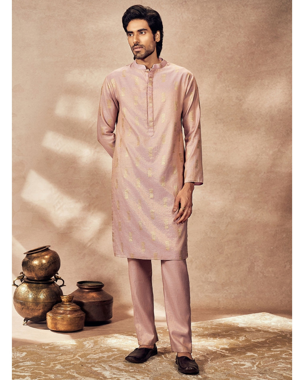 Lilac Timber Tribe Kurta Set