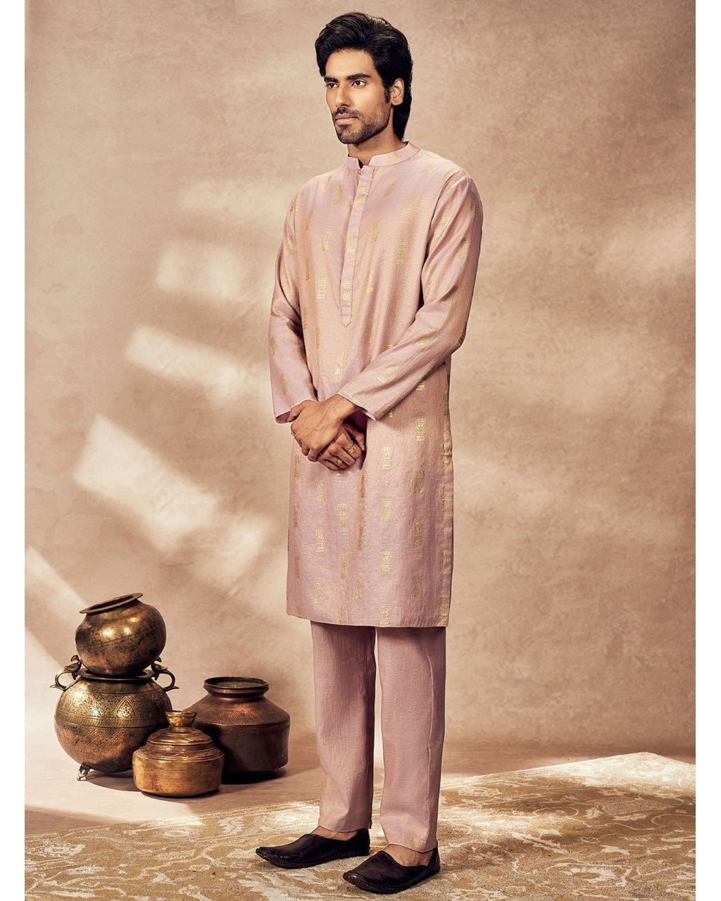 Lilac Timber Tribe Kurta Set