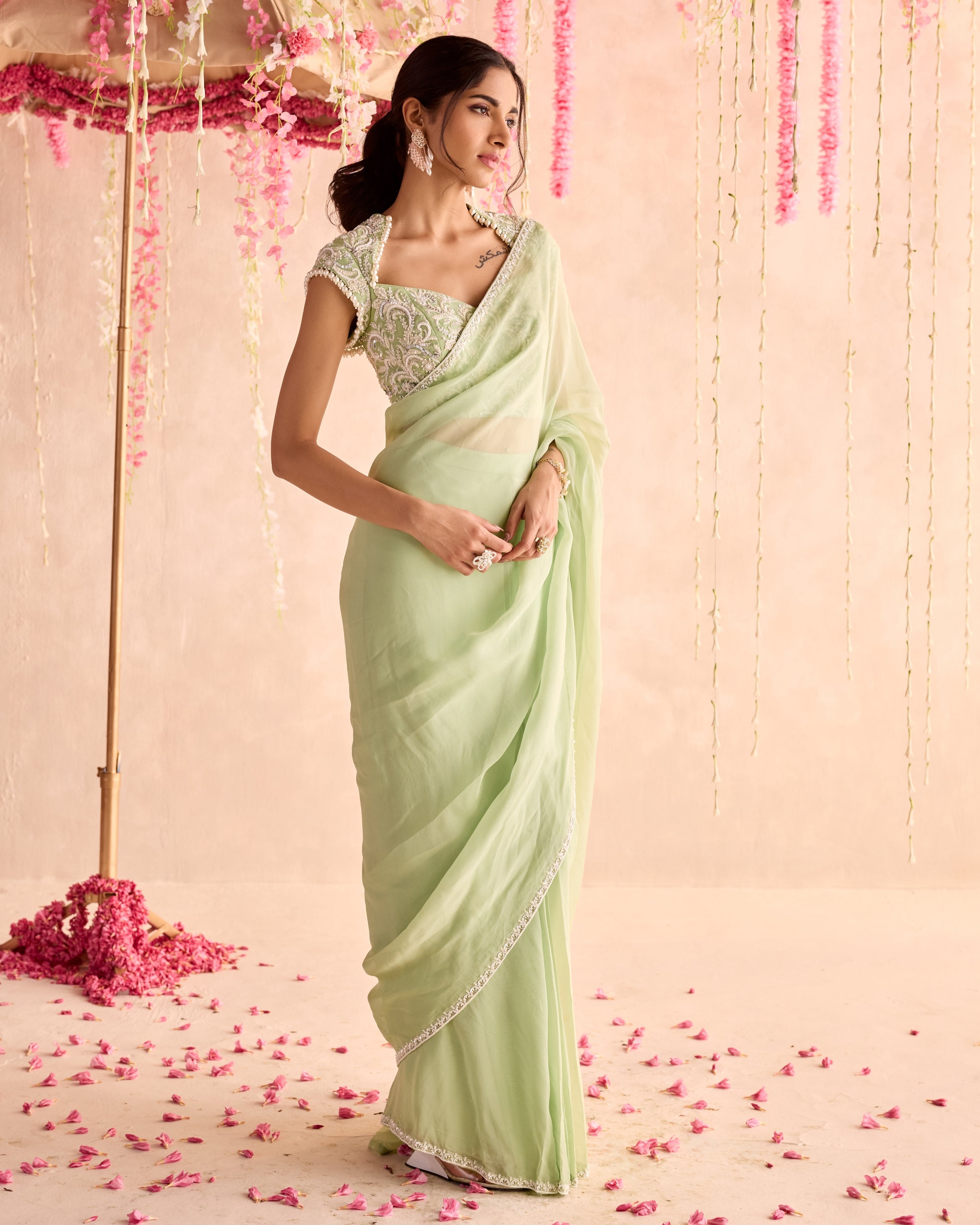 Daisy Pre-Draped Concept Sari Set