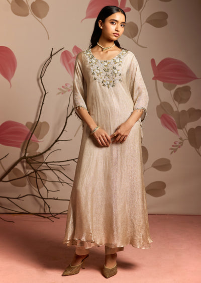 Golden Shower Kaftan Set