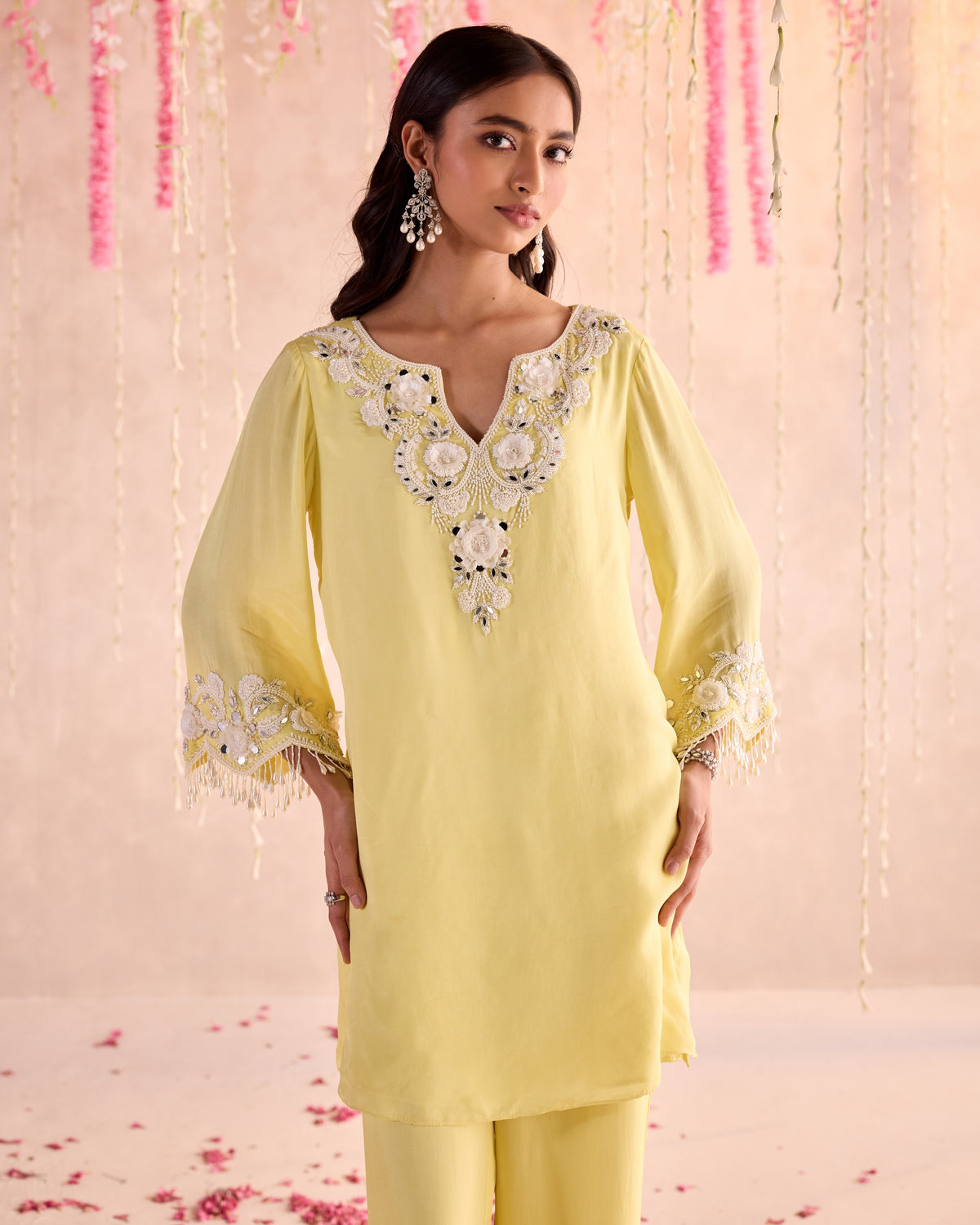 Sunflower Habutai Kurta Set