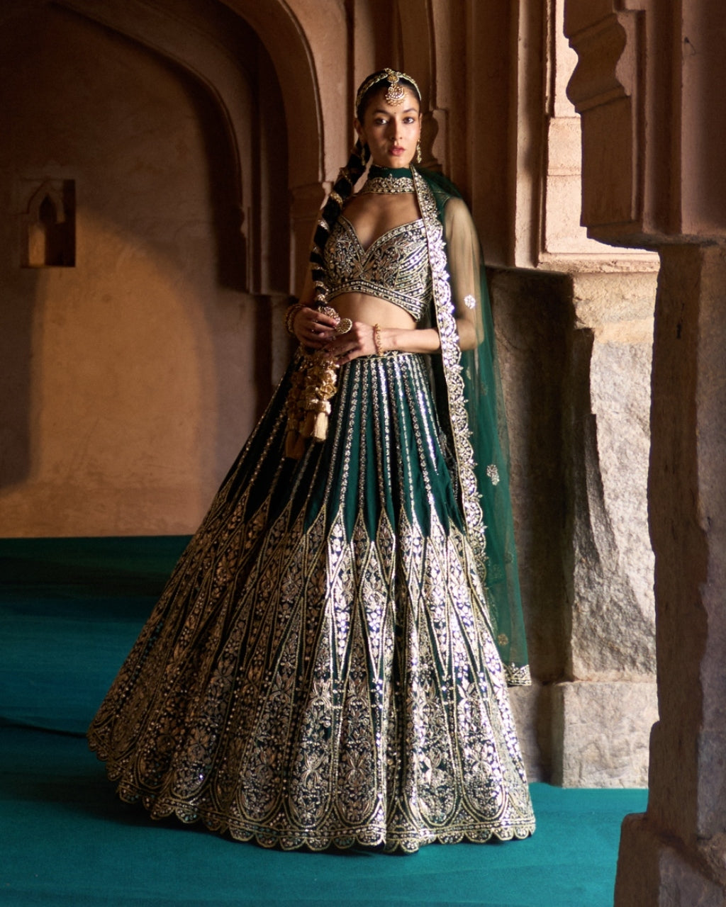 Zamurrud Lehenga Set