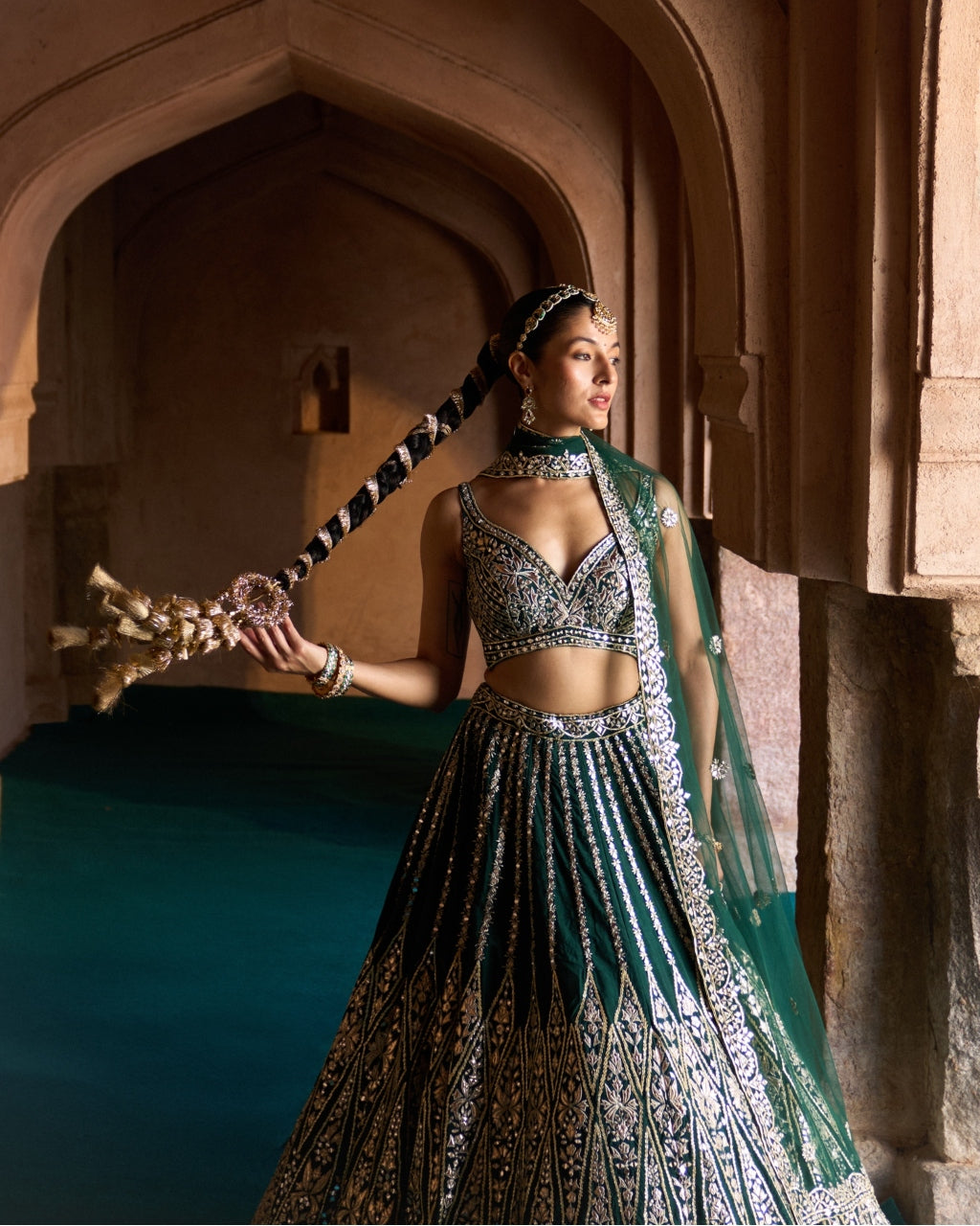 Zamurrud Lehenga Set