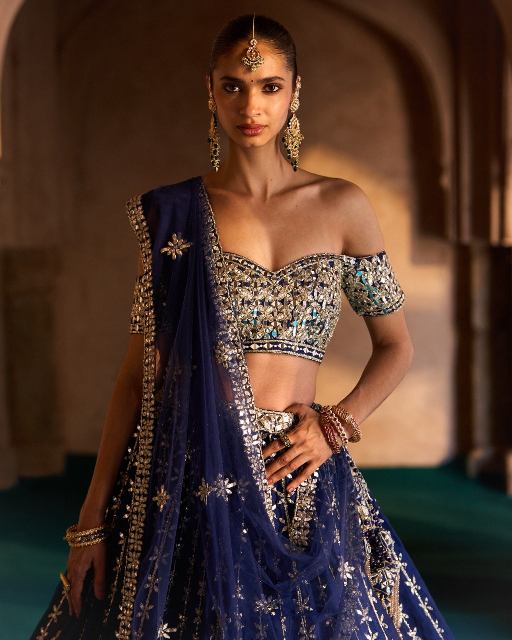 Neer Lehenga Set