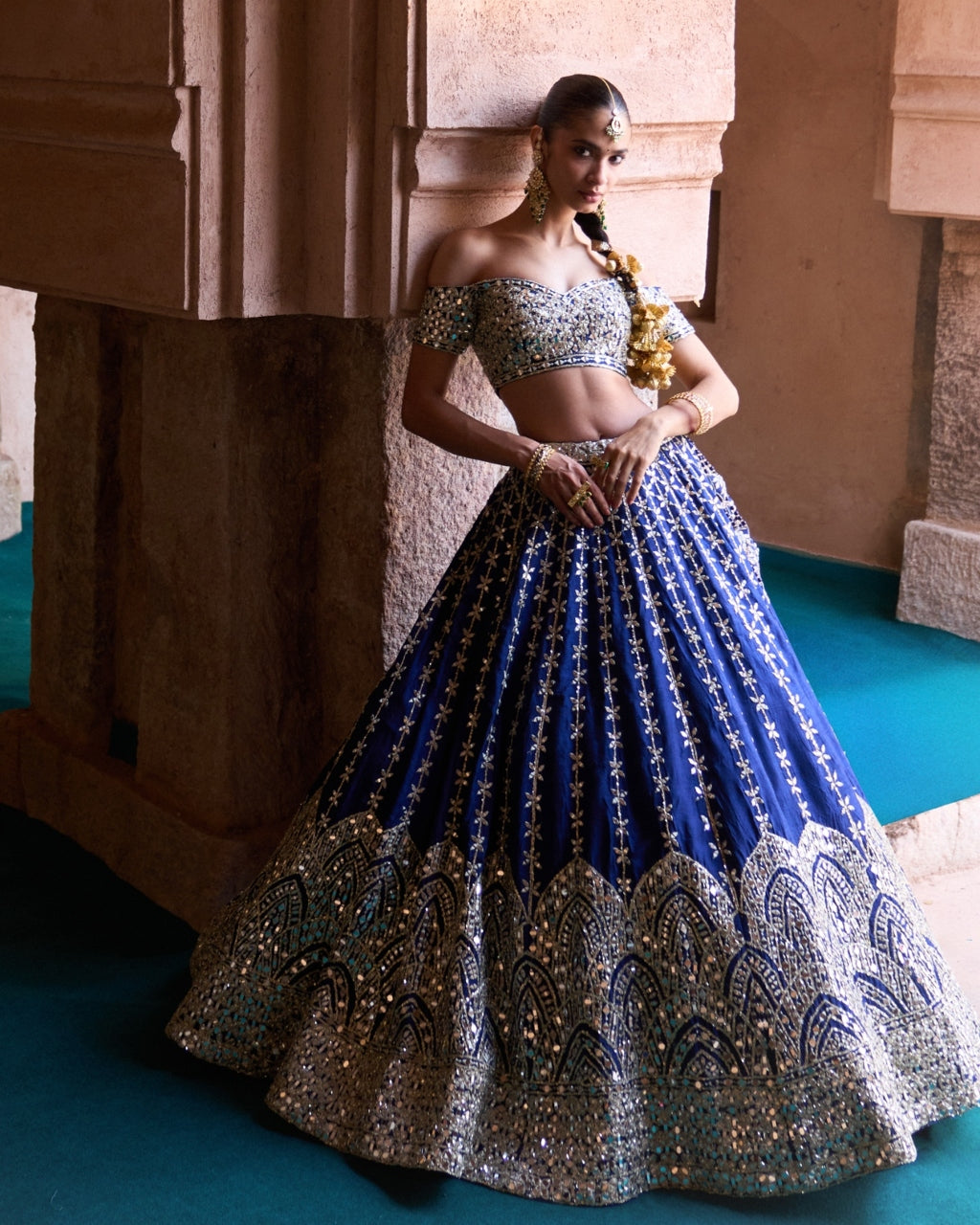 Neer Lehenga Set