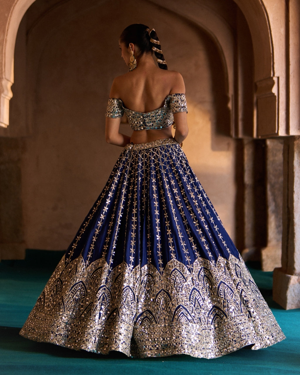 Neer Lehenga Set