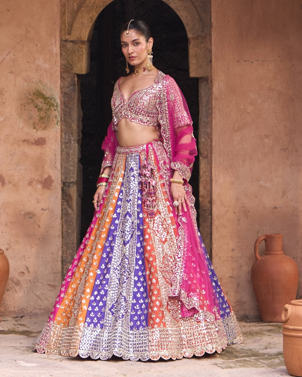 Prism Lehenga Set