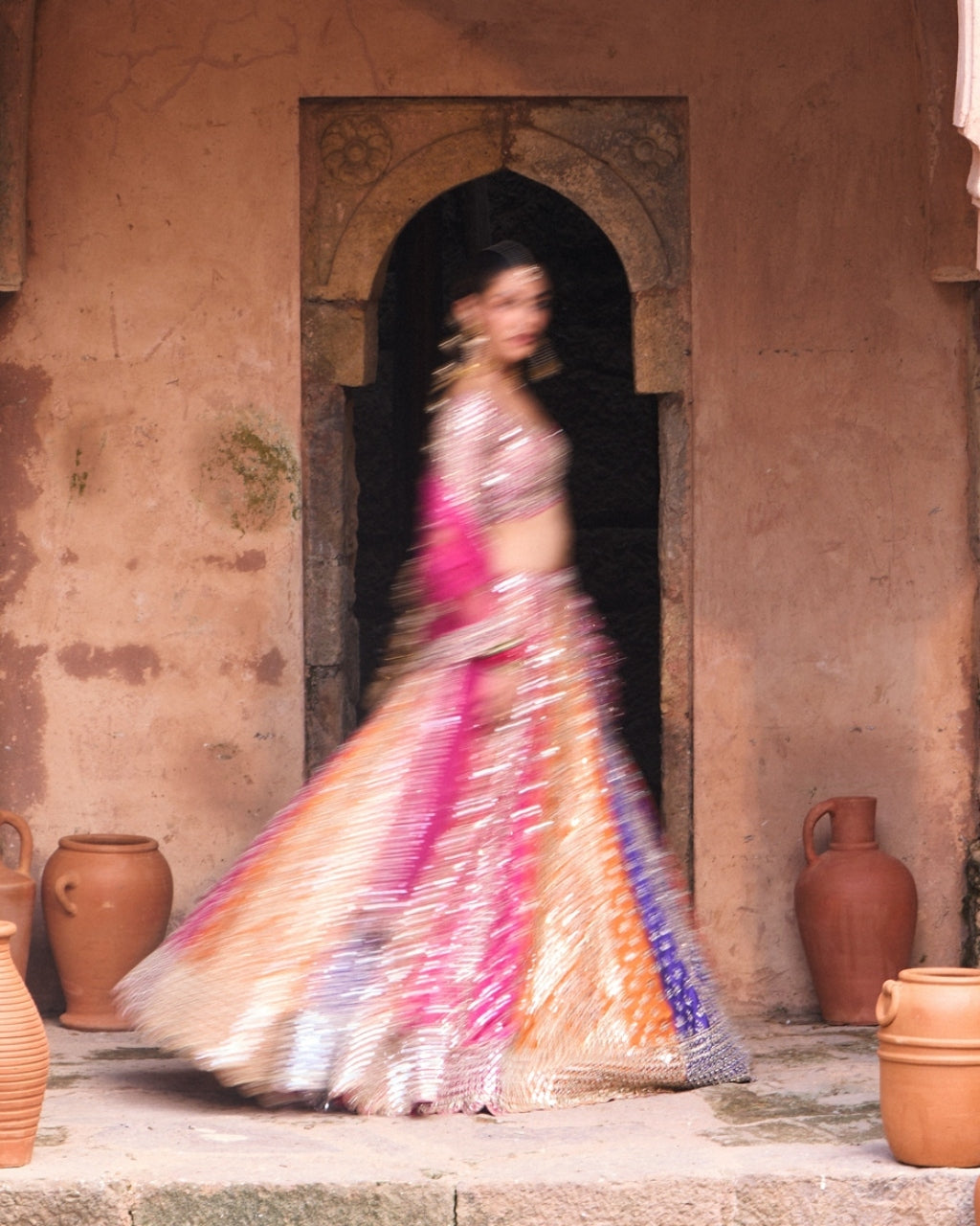 Prism Lehenga Set
