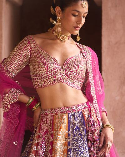 Prism Lehenga Set