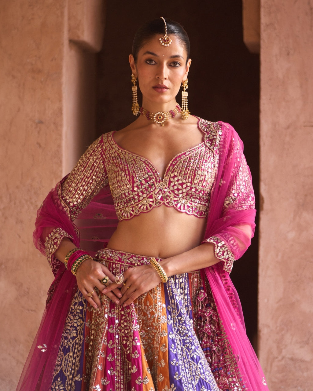 Prism Lehenga Set