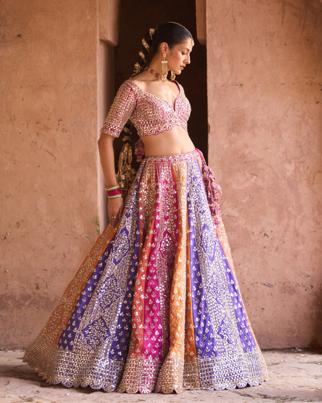 Prism Lehenga Set