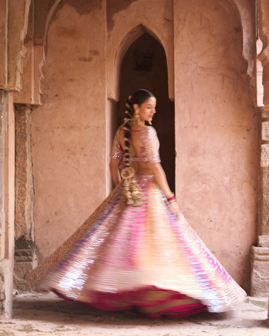 Prism Lehenga Set