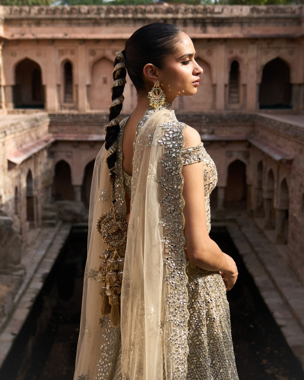 Sunehri Lehenga Set