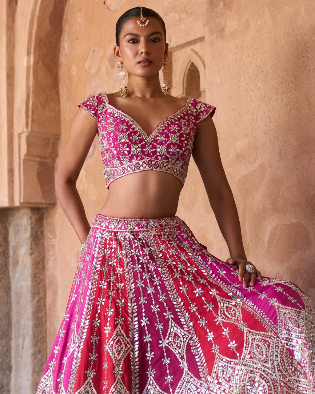 Agni Lehenga Set