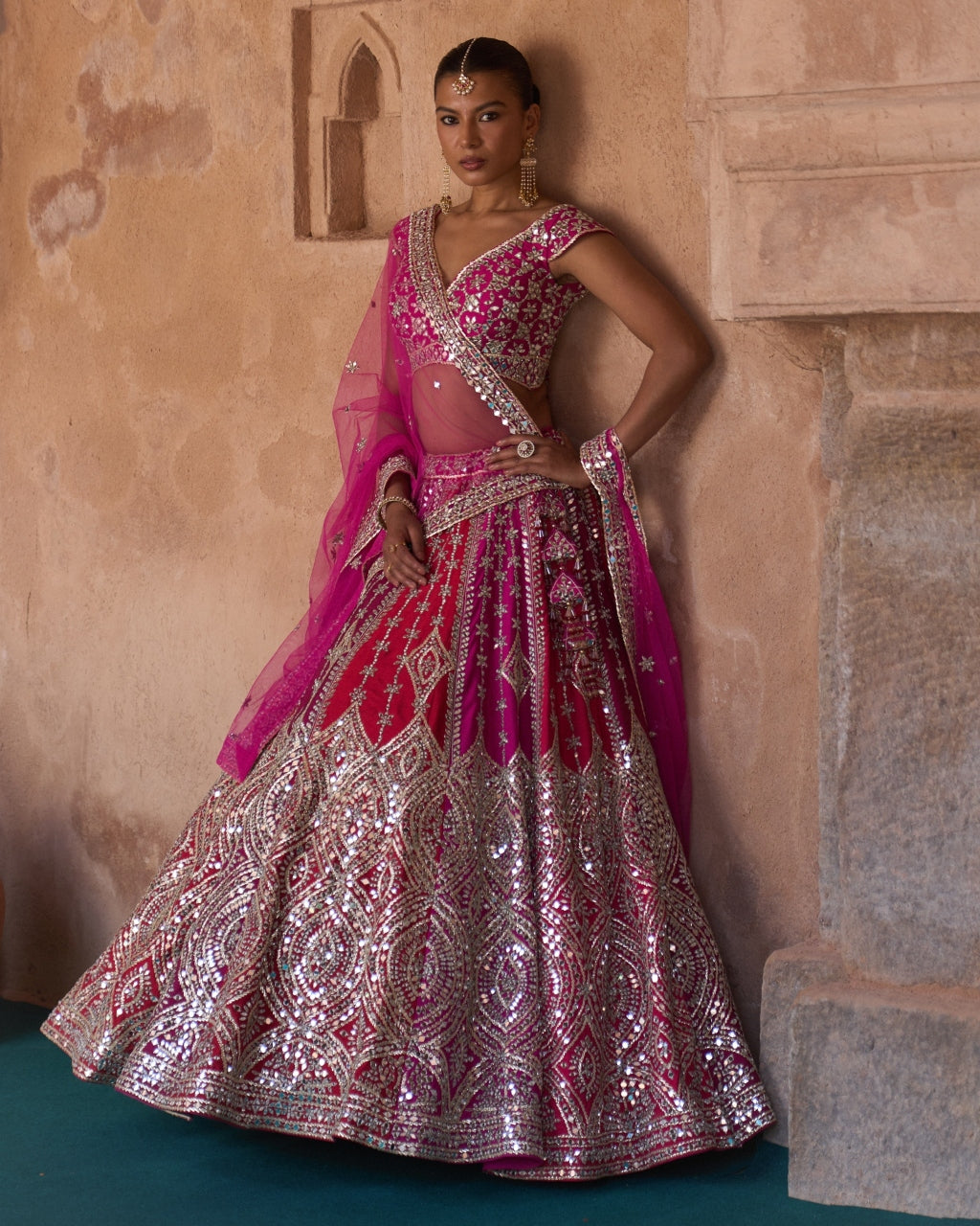 Agni Lehenga Set