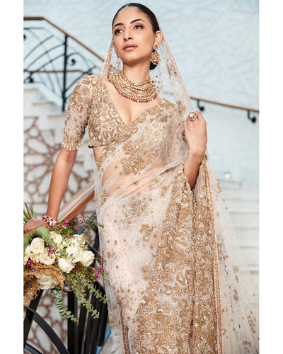 The Vintage Nizami Tulle Sari Set