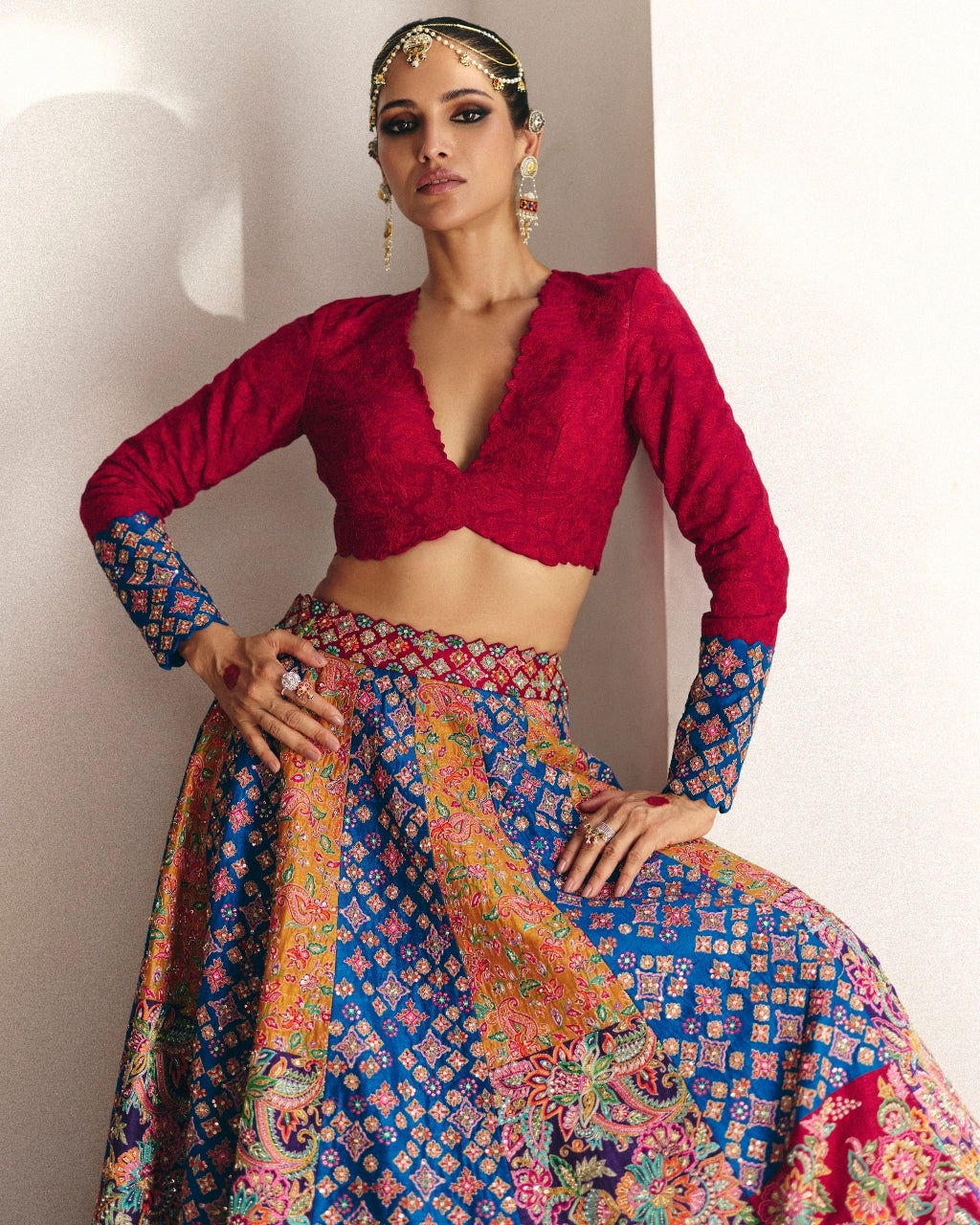 Sarga Lehenga Set