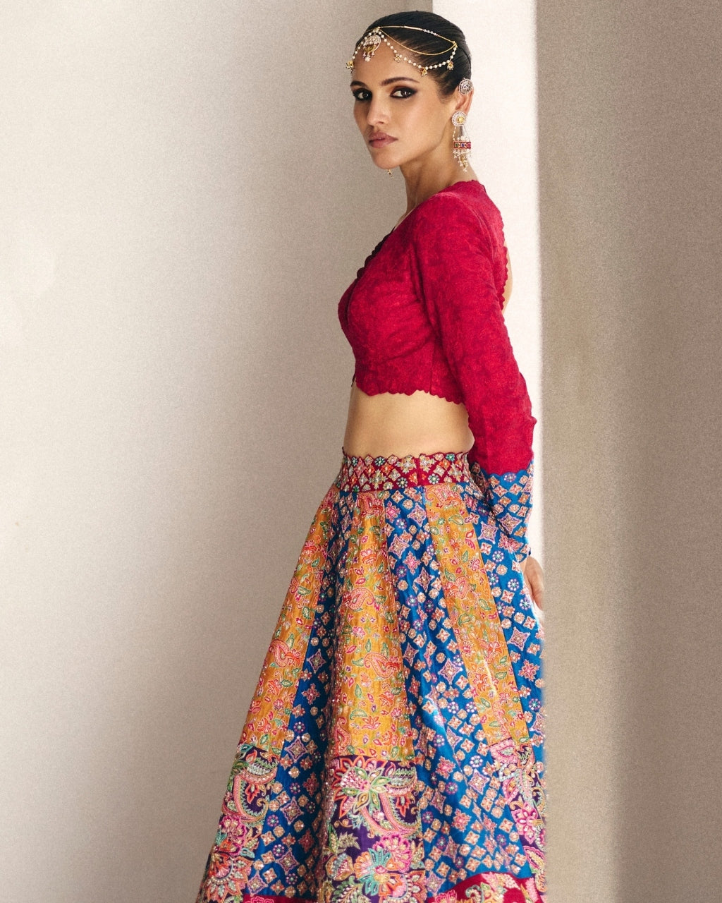 Sarga Lehenga Set